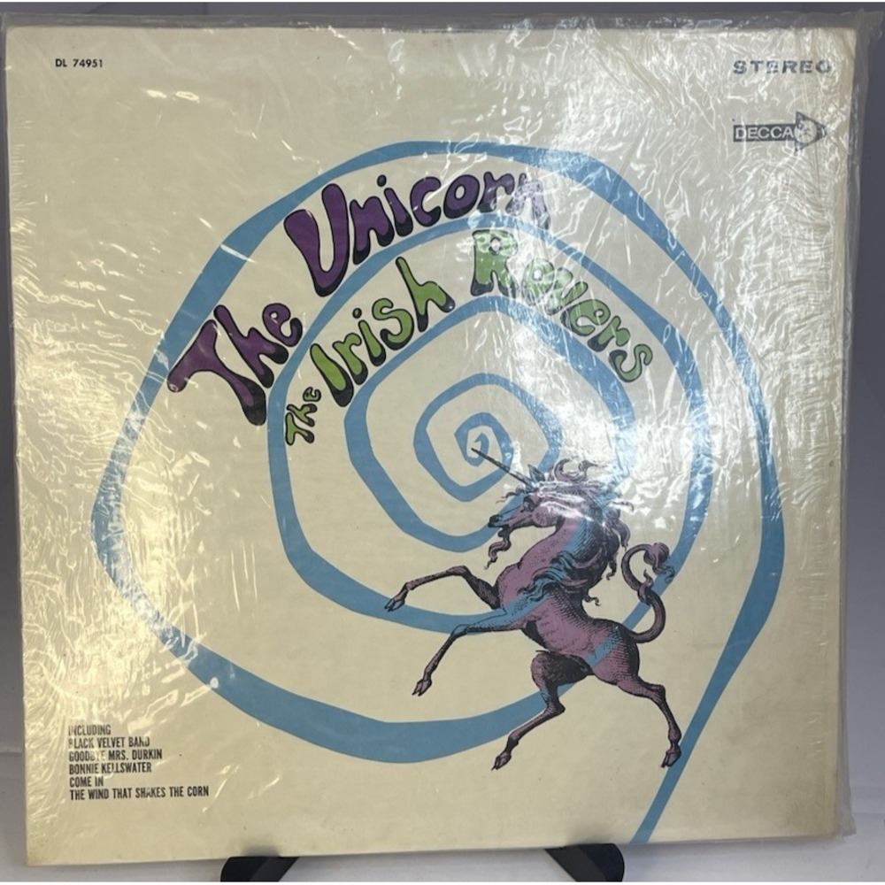 The Irish Rovers The Unicorn Vinyl LP 1967 Decca DL 74951 Stereo Folk Celtic 12"